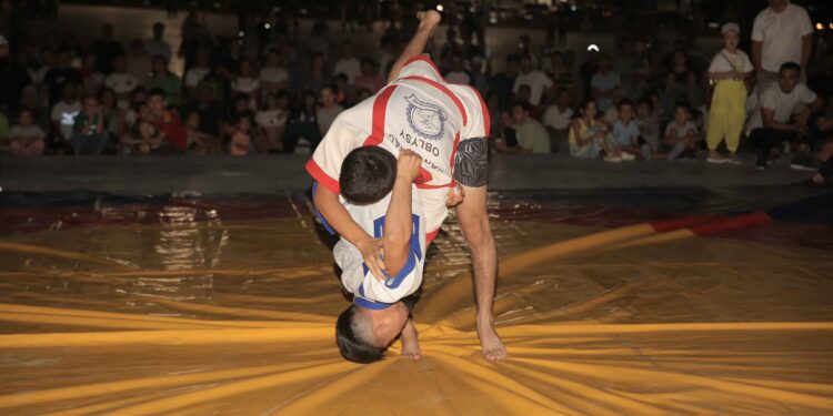 Жастар боз кілемде белдесті