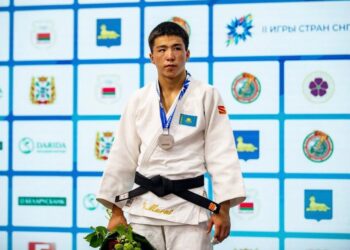 Маңғыстаулық дзюдошы ТМД елдері II ойындарының күміс жүлдегері атанды