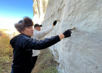 Маңғыстауда «Жастар рухының» жастары «Ыбықты сай» шатқалын тазалады