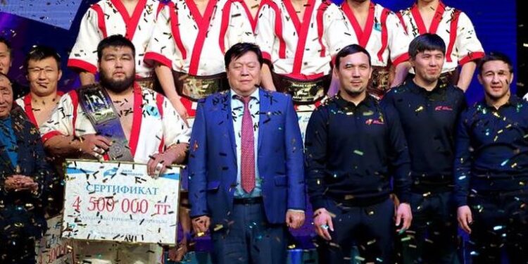 Маңғыстаулық балуан «Дала қыраны» титулына қол жеткізді