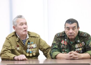 Ақтаулық студенттер Ауған соғысының ардагерімен сұхбат құрды