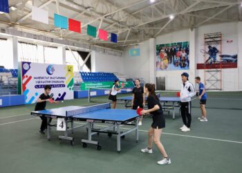Ақтауда үстел теннисінен турнир өтті