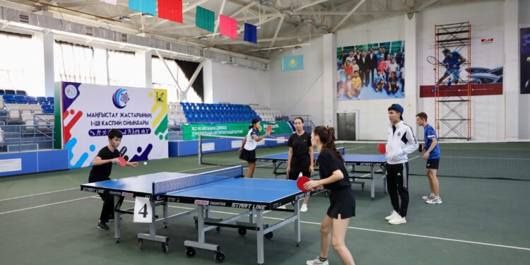 Ақтауда үстел теннисінен турнир өтті
